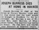 Joseph Burress Death