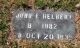 John E. Helbert Grave